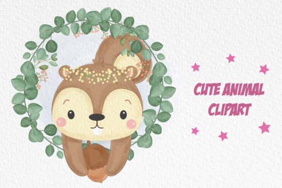 Cute Animal Clipart Graphic: Charming Visuals for Every Project