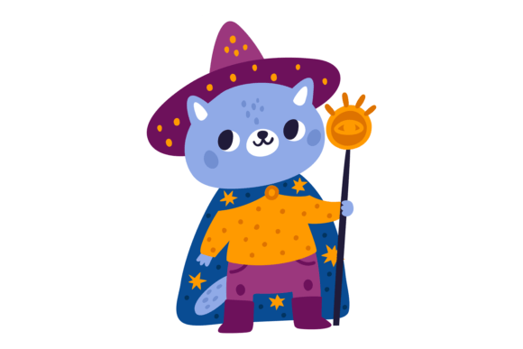 Cute Magic Cat. Kid Fairytale Animal Pri: A Designer's Guide