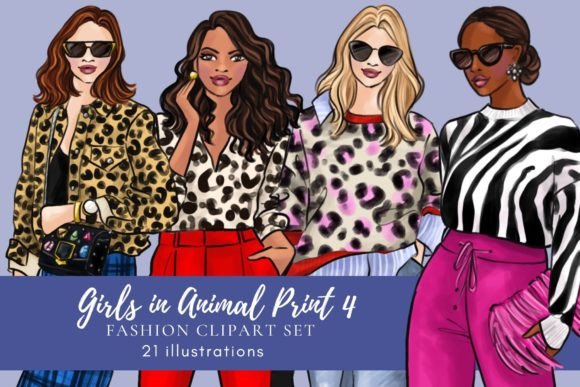 Roaring Style: Integrating Animal Print Clipart into Modern Design