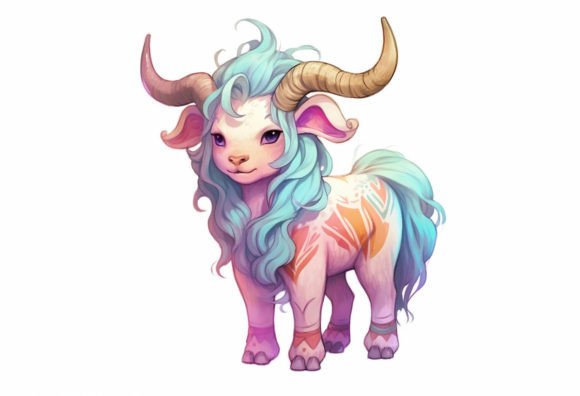 Zebu Kawaii Animal: A Charming Digital Asset for Creators